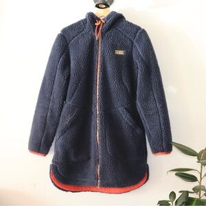 LL Bean Sherpa Fleece Coat